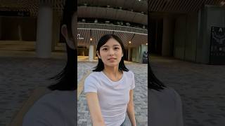 【ノーブラ散歩】夕暮れに散歩したらすごくキレイな…