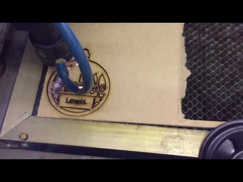 A short example of laser cutting a Christmas decoration on 3mm MDF.