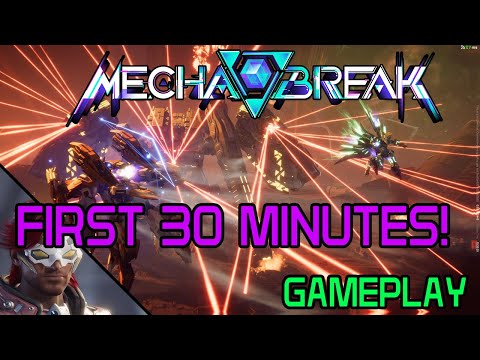 Mecha BREAK OBT - CHARACTER CREATION AND INTRO BOSSES