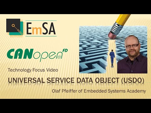 CANopen FD Universal Service Data Object (USDO)