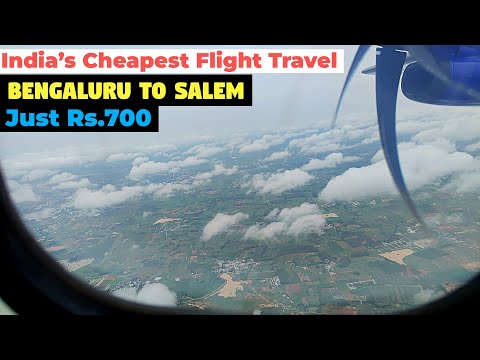 India’s Cheapest Flight✈️ Bengaluru to Salem for Just ₹700 | Complete Travel Guide & Stunning Views🌍