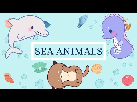 SEA ANIMALS for Kids | Spelling Video for Children