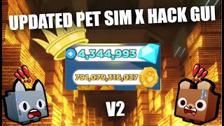 Version 2 Updated Pet Simulator X Hack OP Script Pastebin 2021 | New Worlds | Custom Chat | Autofarm