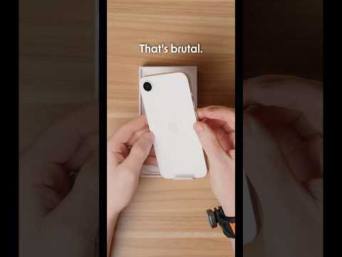White iPhone 16e Unboxing! #shorts #iPhone #apple #iphone16e