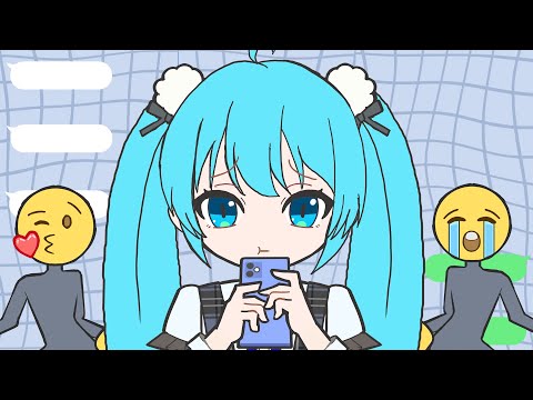 お返事まだカナ💦❓おじさん構文😁❗️/Hatsune Miku初音ミクcover(답장 아직이려나💦❓아저씨 구문😁)