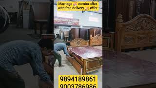 💥 marriage 💒 combo offer with free delivery 🚚 offer direct factory 🏭 visit select options Teak wood💥