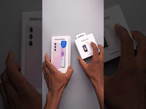 Samsung Galaxy A55 5G & Galaxy Fit 3 Quick Unboxing 🔥 #samsunggalaxya55 #galaxyfit3
