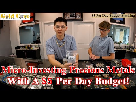 Buying $5 Per Day Of Precious Metals! How Micro-Investing Can Pay Off BIG Over A Month/Year/5 Years!