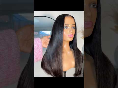 Double Drawn Straight Ready to Wear Wig #doubledrawn #straighthair #readytowear #wigs #straightwig