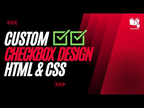 Custom Checkbox Design by HTML & CSS #html #css