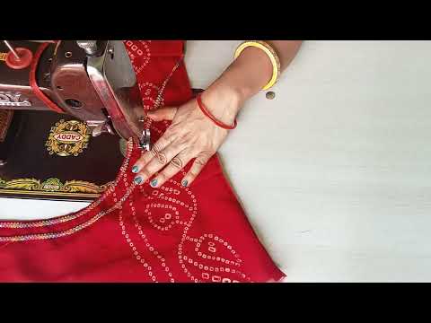 Blouse Cutting || सादा ब्लाउस Cutting And Stitching || Back Neck Blouse sada