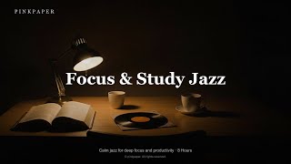 [Playlist] 집중이 잘 되는 재즈🎹 | Focus & Study Jazz Playlist
