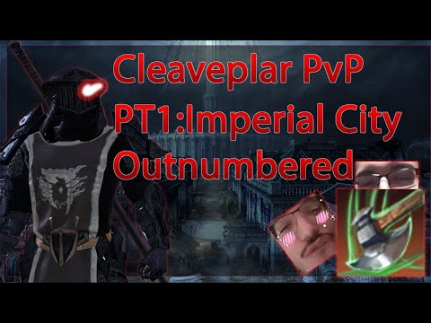 ESO StamplarPvP|  DESTROYING Zergs in IC without Jabs| Cleaveplar #1
