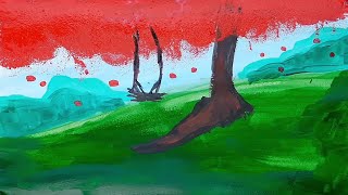 Acrilic Painting  🎨 SWINGS  🎨| How to Draw | Magic Paintings