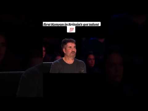 first kenyan in Britain's got talent
