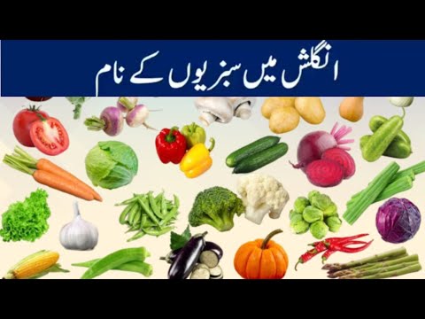 Vegetables Name In Urdu And Hindi | Vegetables Vocabulary | English Vegetables name | سبزوں کے نام