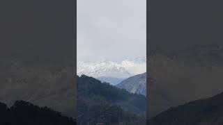 Lamjung himal Ko view Pani parepachi ,View from Besishahar(Falgun mahina)