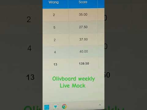 Oliveboard SSC CGL weekly Live Mock 20.5.2023  #ssccgl  #oliveboard  #sscaspirant #aspirantlife