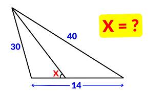 Can you find the angle X?