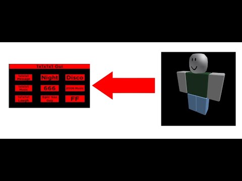 Roblox 1x1x1x1 GUI SCRIPT HACK