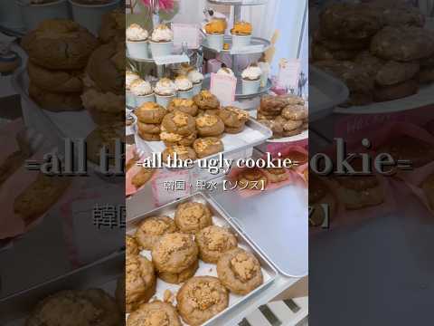 【韓国•大人気カフェ】#韓国 #韓国カフェ #alltheuglycookie #ソウル #ソウルグルメ #ソウルカフェ #カフェ巡り #ソンス #聖水 #クッキー #성수 #shorts
