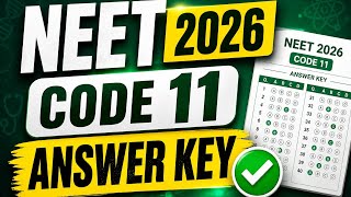Neet 2026 Paper Code 11 Answer Keys #neet2026