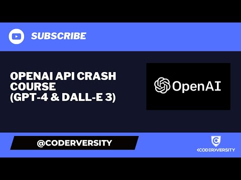 GPT-4 & Dall-E 3 API Crash Course | ChatGPT AI Content Generator with OpenAI & Next.js 14