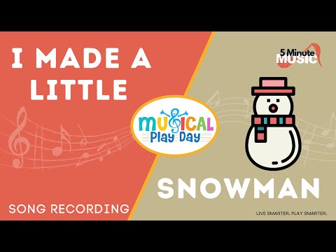🎶 I MADE A LITTLE SNOWMAN | | Music TablePlay | Kids Songs & Games |  Learning for Kids | Kids Music