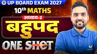 बहुपद (Polynomial) | Class 10th Maths Chapter 2 One Shot | Bahupad 10th Class | UP Board 2027