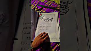 assignment #shorts video #craft zoology,..😍😍