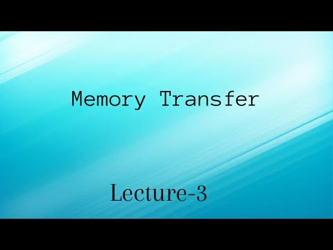 Memory Transfer || Bus and memory transfer