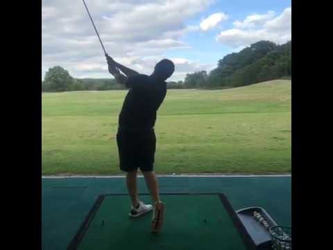 theHanger Golf Swing Aid: Adam Cook using the HANGER via Alistair Davies Golf