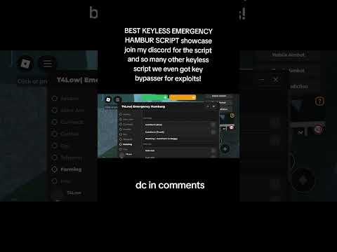 best keyless emergency hamburg script #roblox #scripting #discord #bloxfruits #fullscript