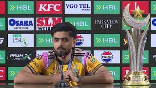 Babar Azam Press Conference | Peshawar Zalmi vs Hyderabad Kingsmen | Final | M 44 | PSL 11 | MZB1K