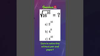 Math Test | #maths #mathchallenge #trickymaths #iqtest #mathstrick