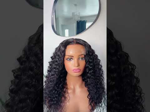 Handmade closure wig🥰🔥 #closure #deepwave #handmadewig #curlywig #wigstyles #hairstyle #custommade
