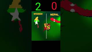 Nepal vs Myanmar #shorts #comparison #ytshorts ||full comparison video