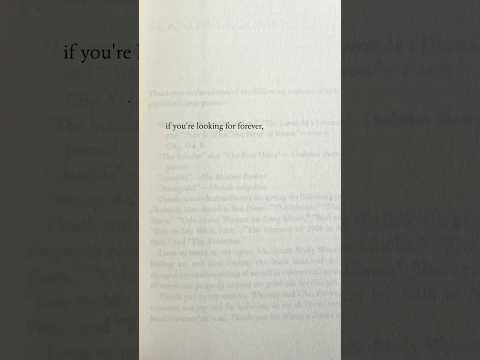 “If You’re Looking For Forever” — A Poem By Ellen Everett