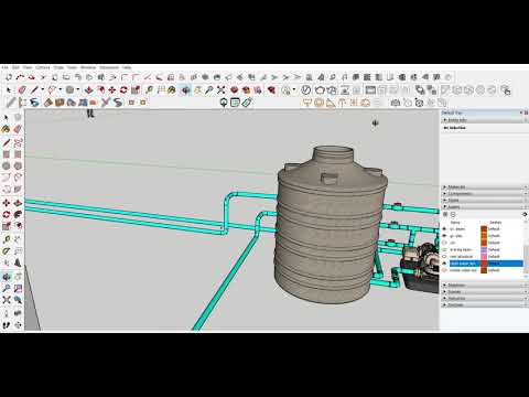 Sketchup BIM - Water System