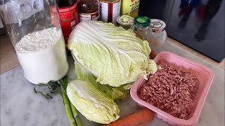 Making Dumpling Wrappers | Pork Filling | Pork Dumplings from Scratch | Homemade Food