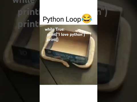 Python loop in (while True:) code 😀 #pythonprogramminglovers4923