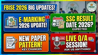FBISE E-marking 2026 | Question Answer Session regarding FBISE Paper Checking 2026
