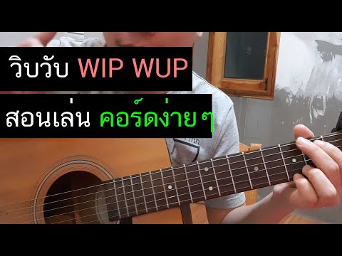 สอนเล่นกีต้าร์เพลง WIP WUP วิบวับ คอร์ดง่ายๆ มือใหม่