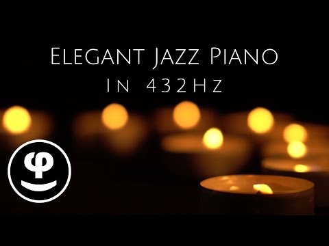 Candlelit Jazz Piano Vibes in 432Hz Healing Frequency