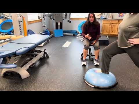 Ankle Stability and Balance Exercise Using the Bosu Ball