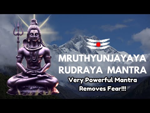 Mruthyunjayaya Rudraya Neelakanthaya Shambhave | NO MID ADS | Lord Shiva's powerful mantra