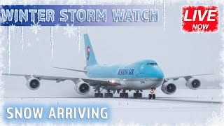 🔴 LIVE: ❄️ SNOW MOVING IN at CHICAGO O’HARE ✈️ | WINTER WEATHER ADVISORY