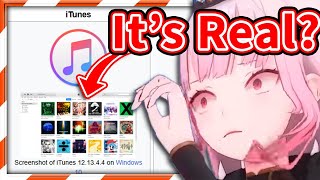 Calli Finds Out Her Music Is on iTunes' Wikipedia Page 【Mori Calliope / HololiveEN】