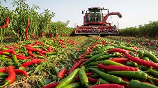 How Farmers Harvest Billions of Tons of Chili Peppers Worldwide