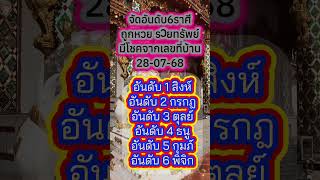 ได้โชคจากเลขที่บ้าน ถูกหวย รวยทรัพย์28-07-68 #ดูดวง #ท้าวเวสสุวรรณโณ #คุณจะมีโชคใหญ่